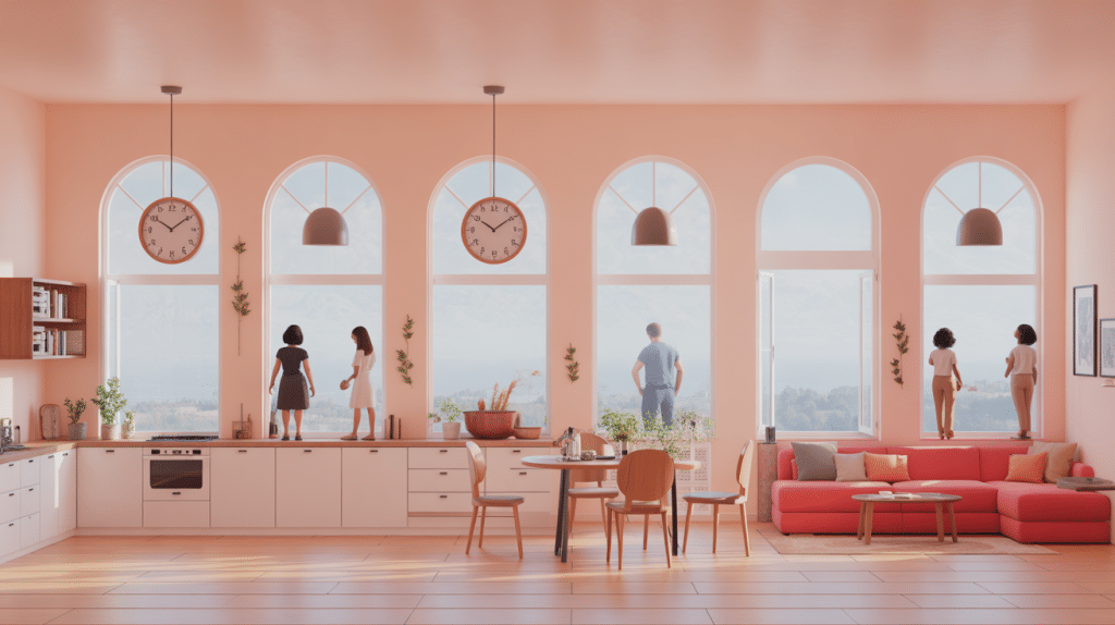 Illustration hauteur fenetre sol pieces securite confort