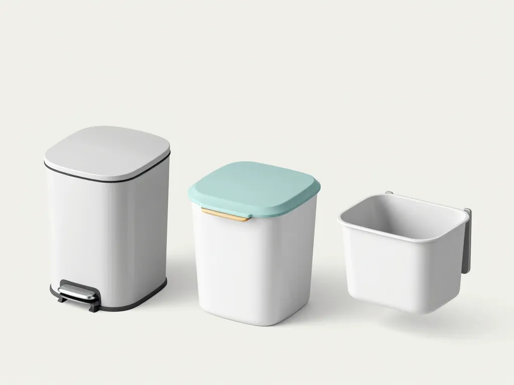 mini poubelle salle de bain comparatif pedale push murale