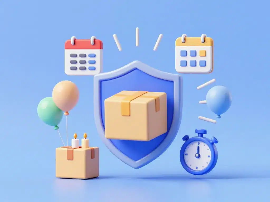 nuage et confetti avis, précautions, calendrier et colis