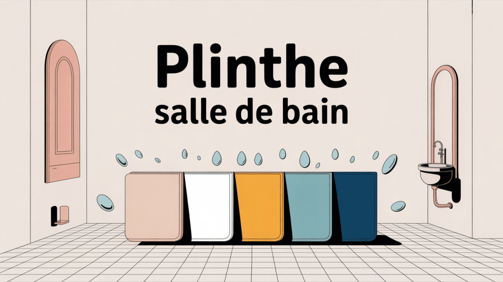 plinthe pour salle de bain illustration étanche