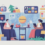 illustration akouashop plateforme e commerce acheteur vendeur