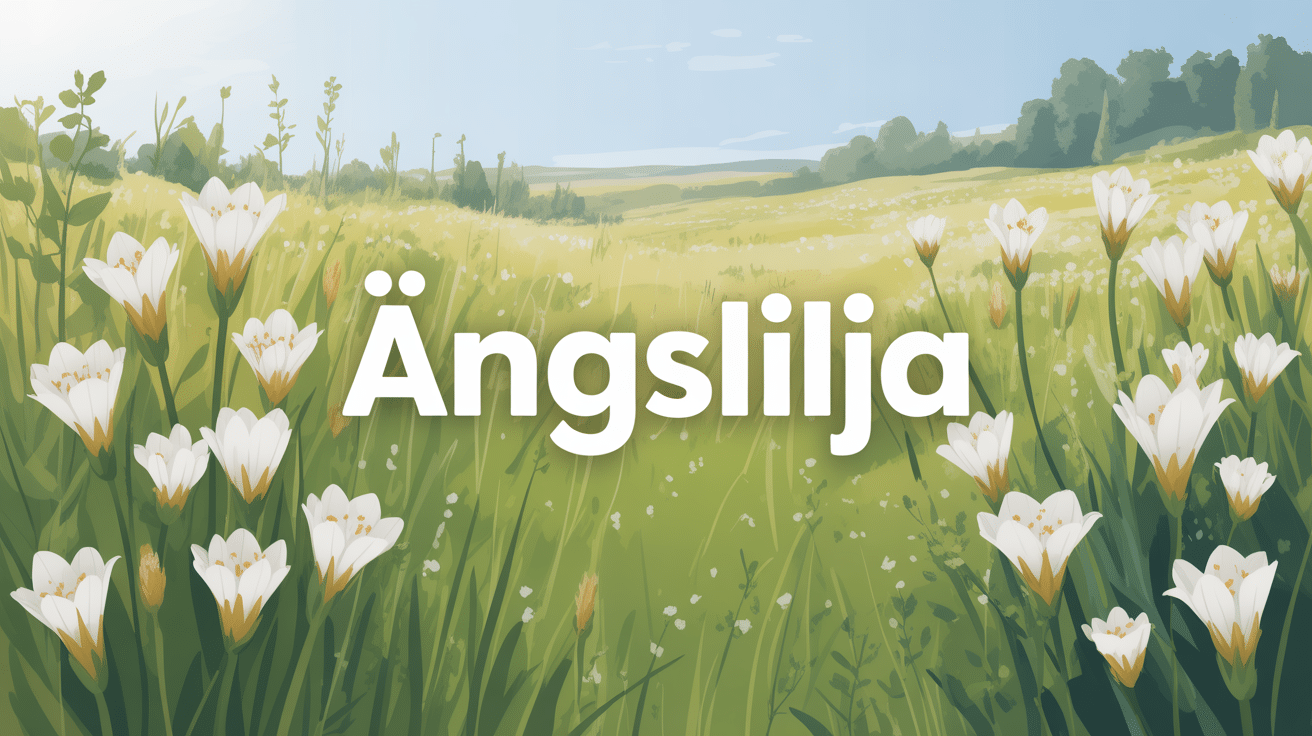 illustration vectorielle ängslilja prairie nordique