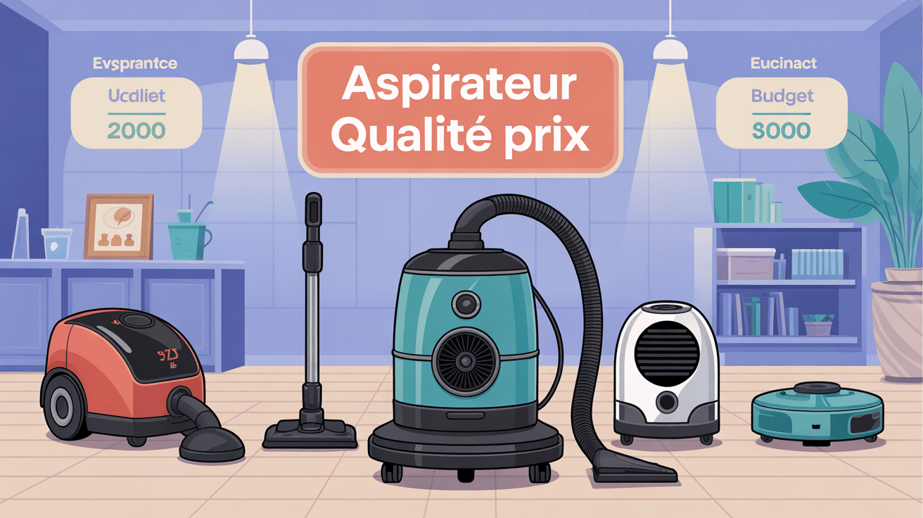 aspirateur meilleur qualité prix différents modèles comparés