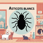 illustration asticots blancs prévention maison animaux