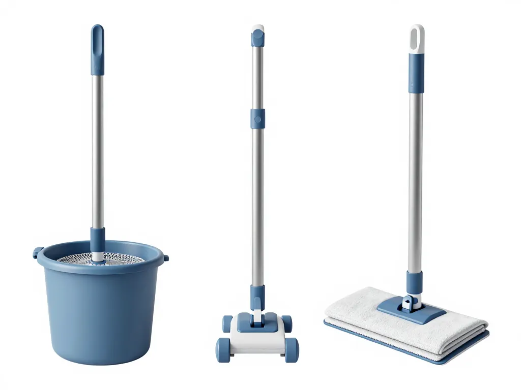 schéma technique balai serpillière moderne