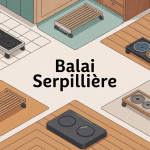 illustration balai serpillière moderne différents modèles