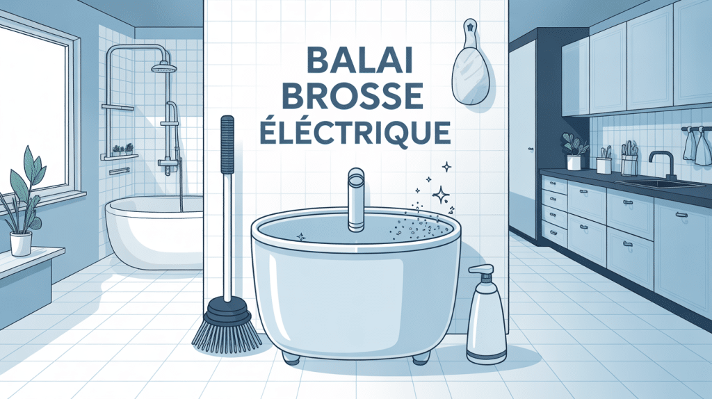 balaie brosse electrique moderne centre accessoires propreté