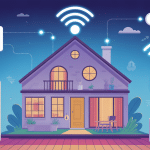 c'est quoi la domotique : illustration maison intelligente