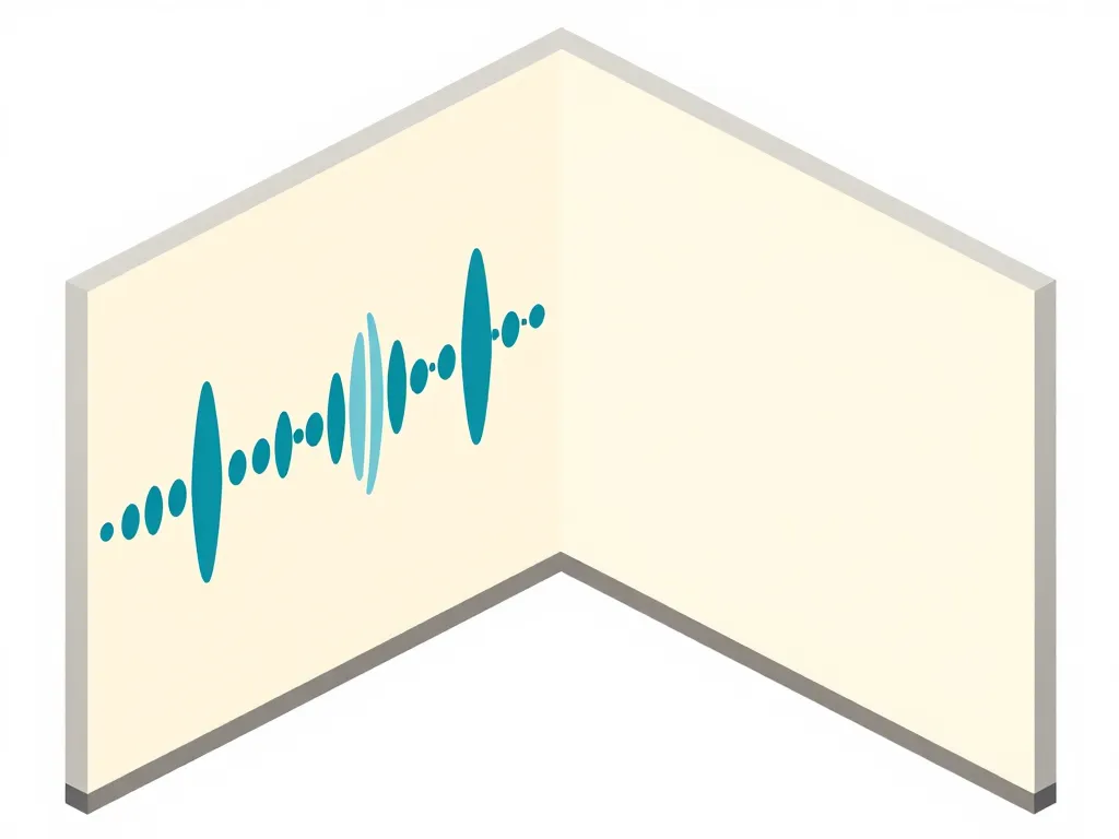 Diagramme concept cloison phonique isolation bruit
