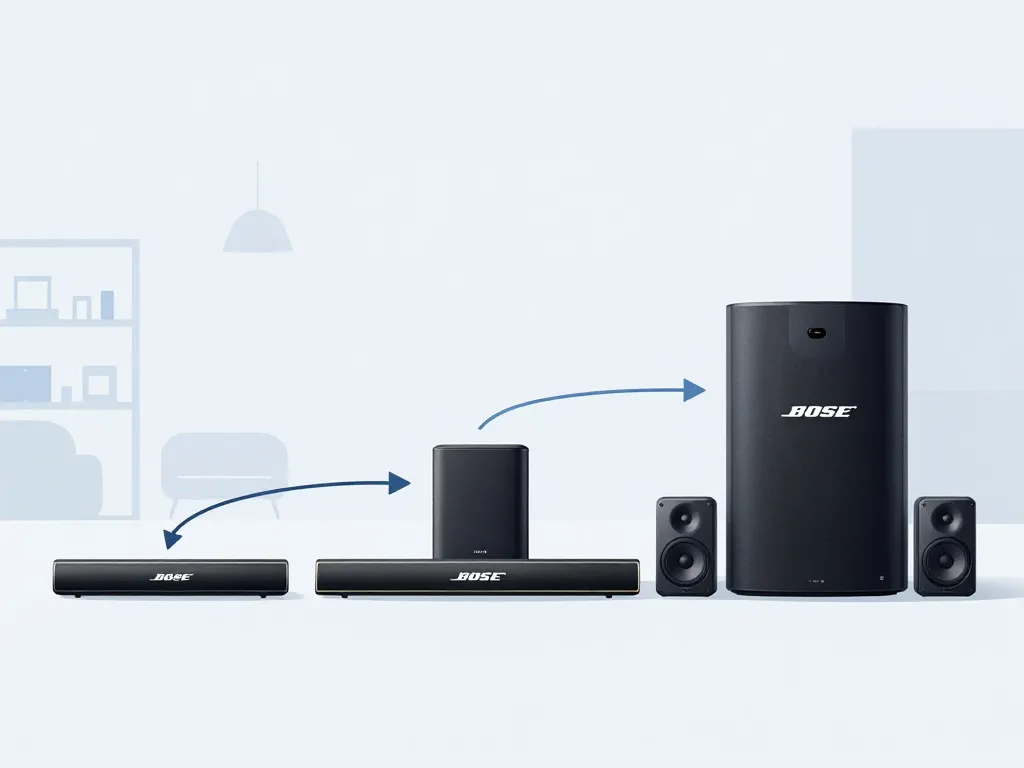 comparatif barres son bose et systèmes home cinéma bose