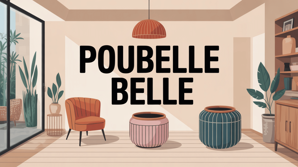Illustration guide choix poubelle belle design