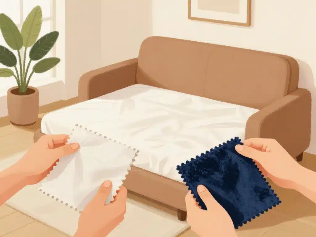 illustration matières housse de clic clac 140x200