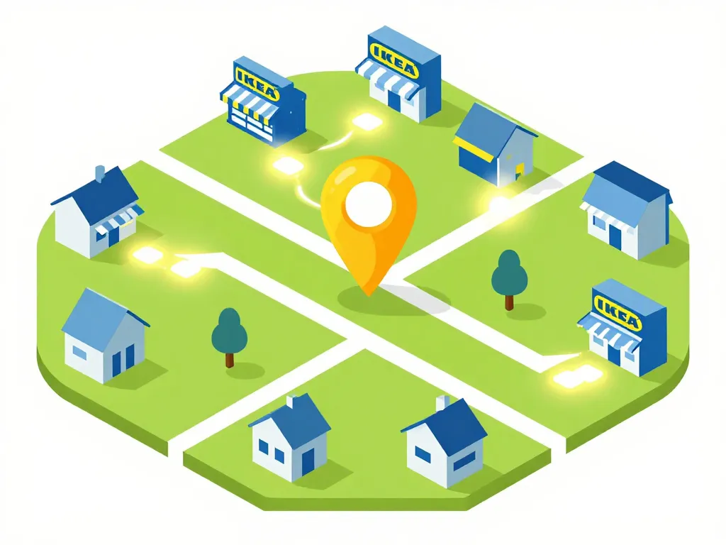 ikea liste magasin localisation rapide
