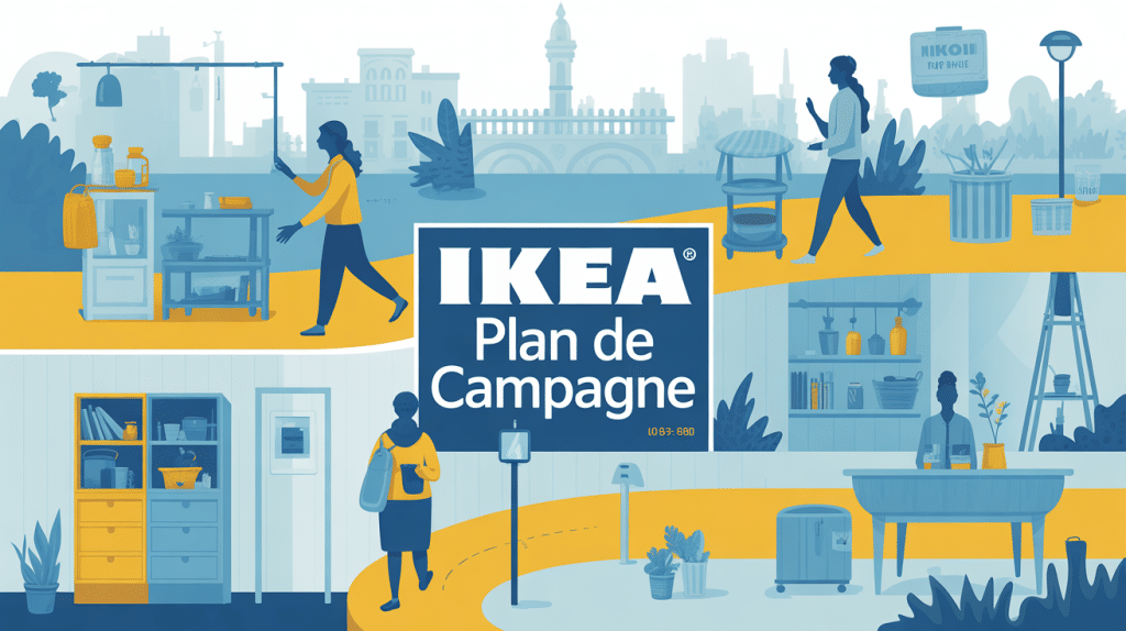illustration moderne ikea plan de campagne
