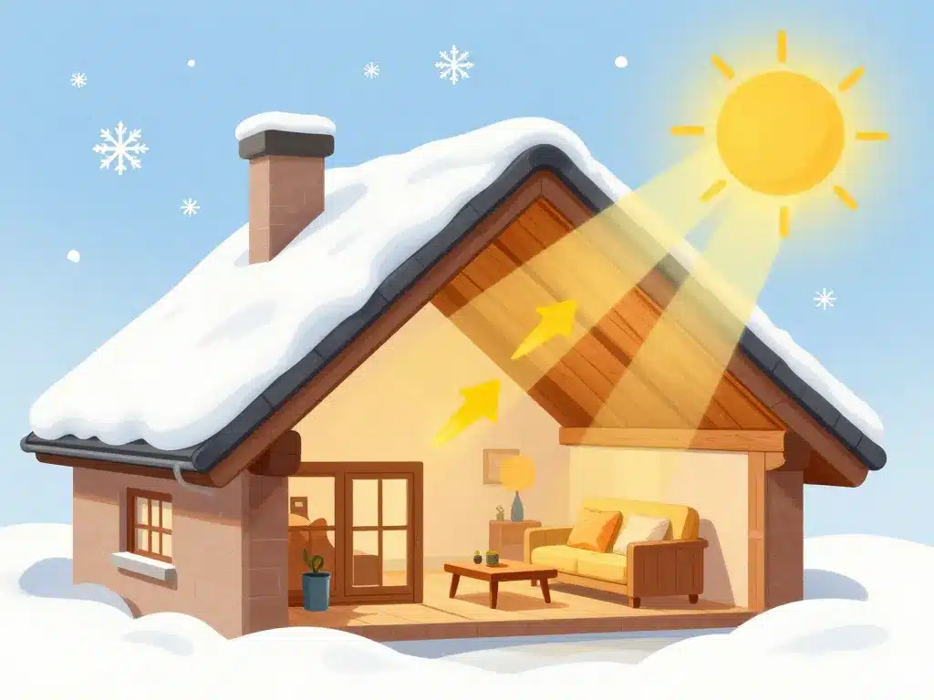 Schéma isolation des combles aménageables enjeux thermiques