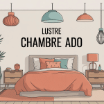 lustre chambre ado ambiance moderne et bohème