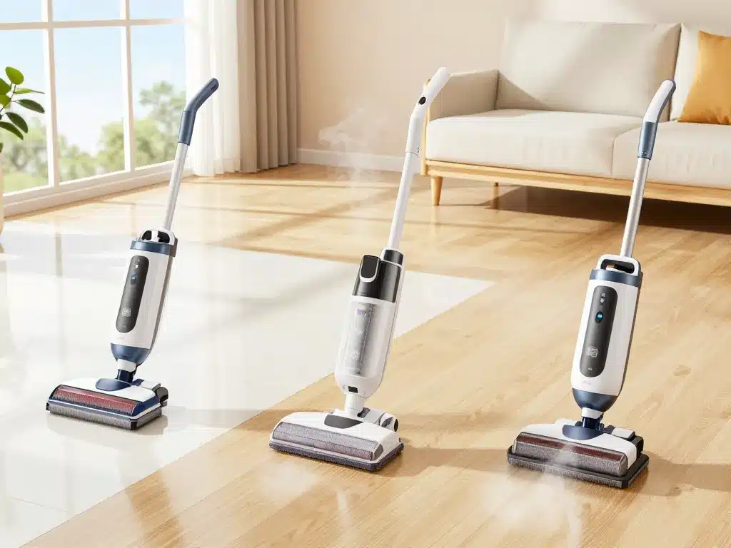 Meilleur balai vapeur sans fil modèles sur carrelage parquet vinyle
