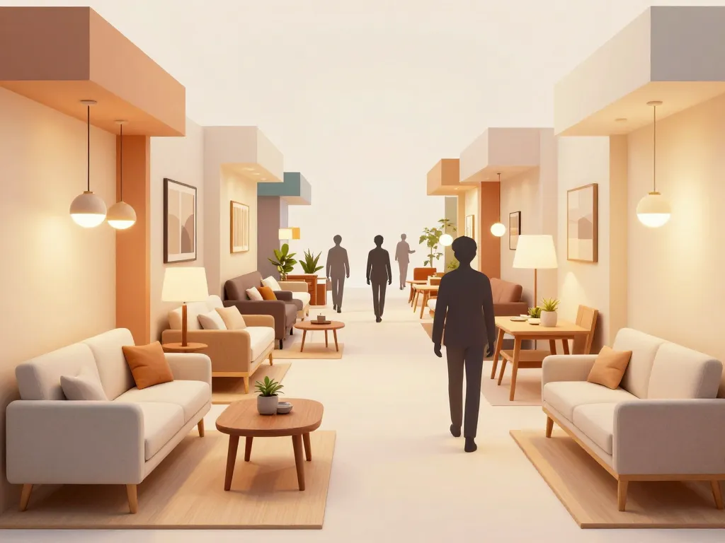 Différents magasins meubles Plan de Campagne