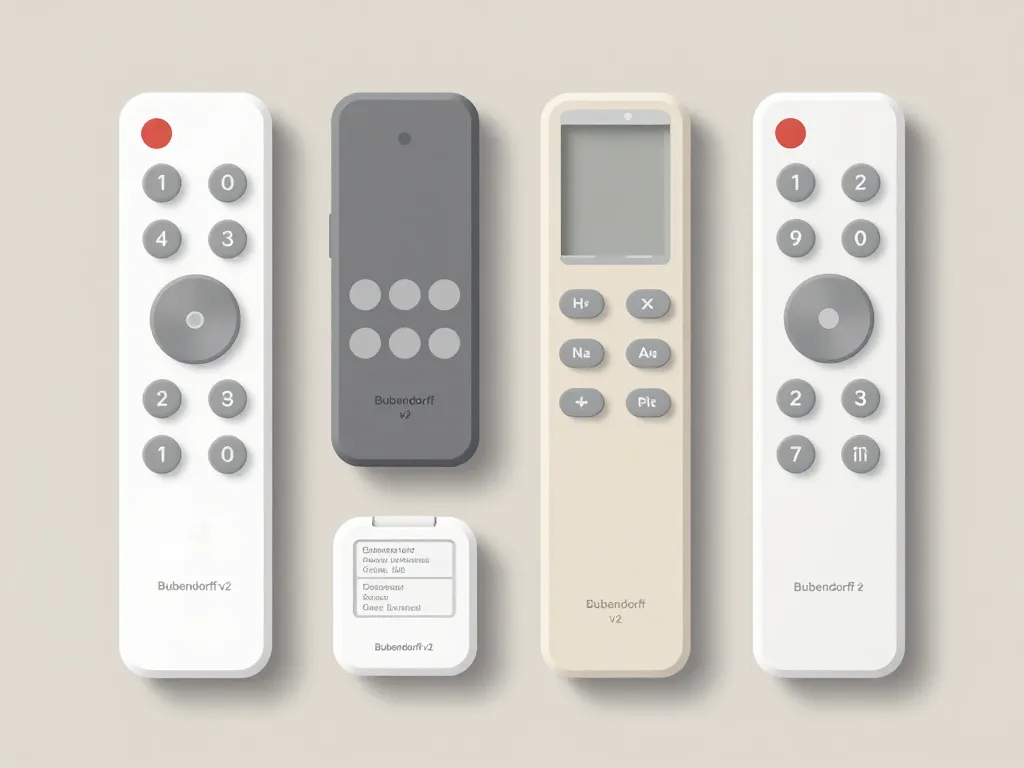 notice télécommande bubendorff v2 visuel identification