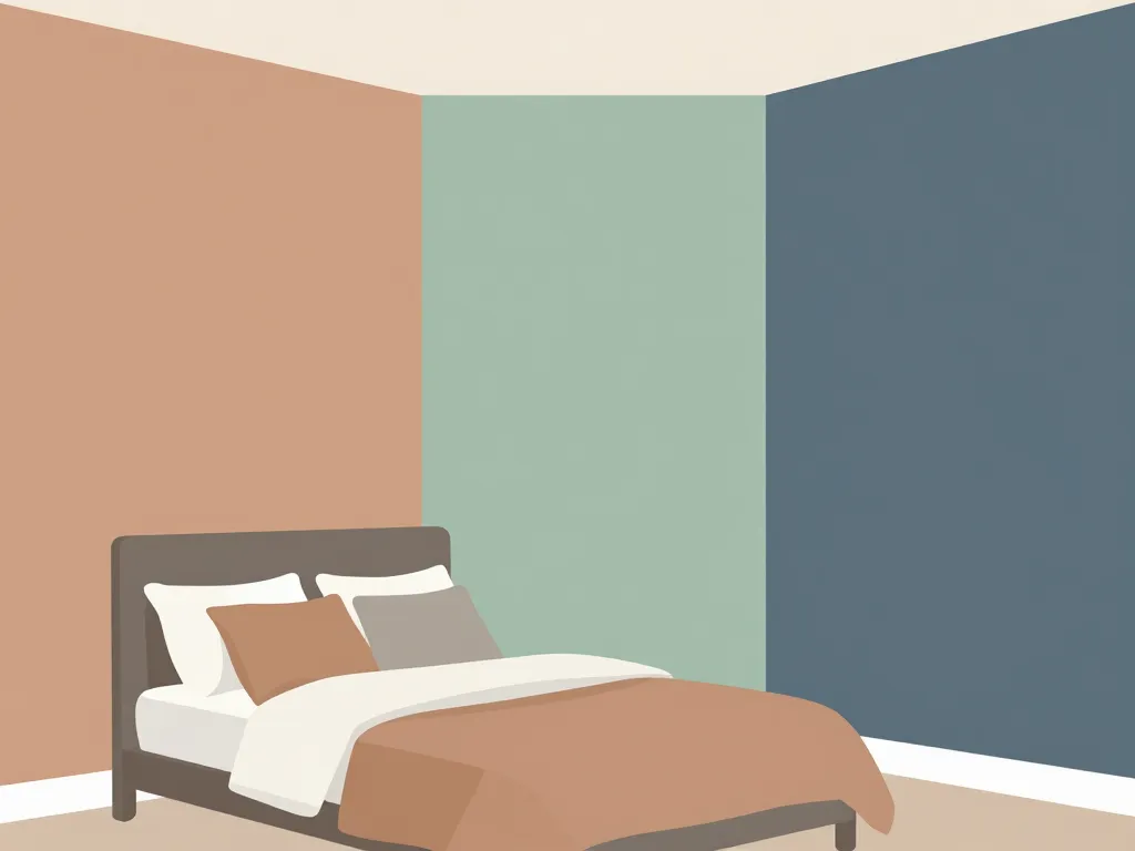 peinture chambre adulte tendance palette apaisante moderne