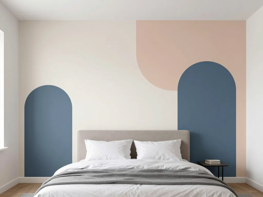 peinture chambre adulte tendance effets peinture murale moderne