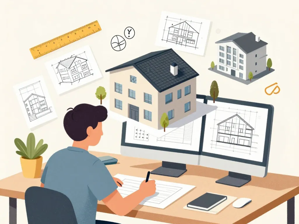 plan des facades et toitures illustration methode pratique