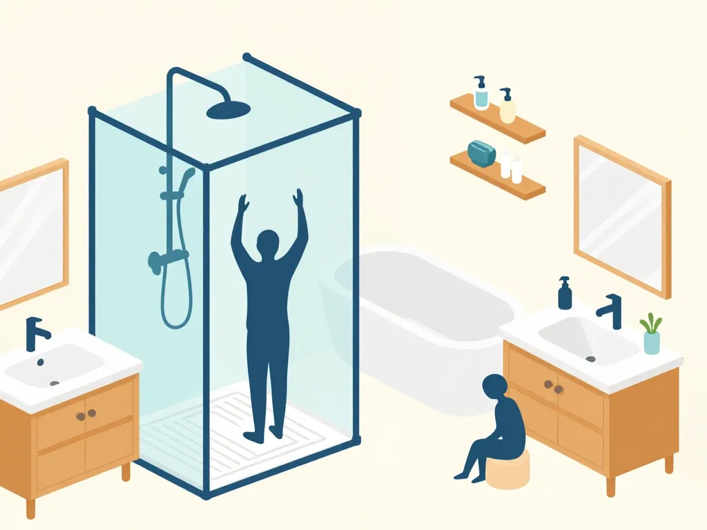 plan pour salle de bain optimisation aménagée