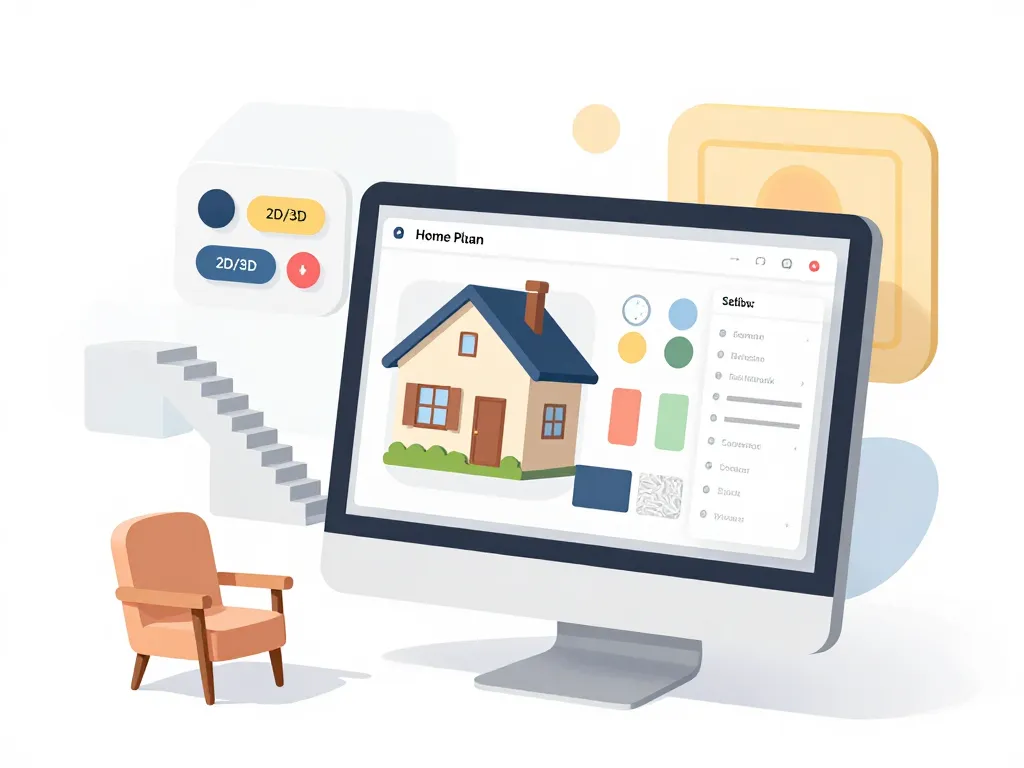 fonctionnalités essentielles logiciel plan3d 3D maison