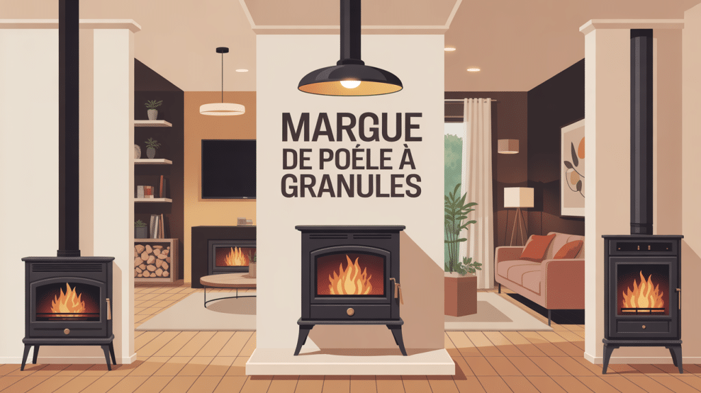 poele a granule quelle marque choisir illustration vecteur moderne
