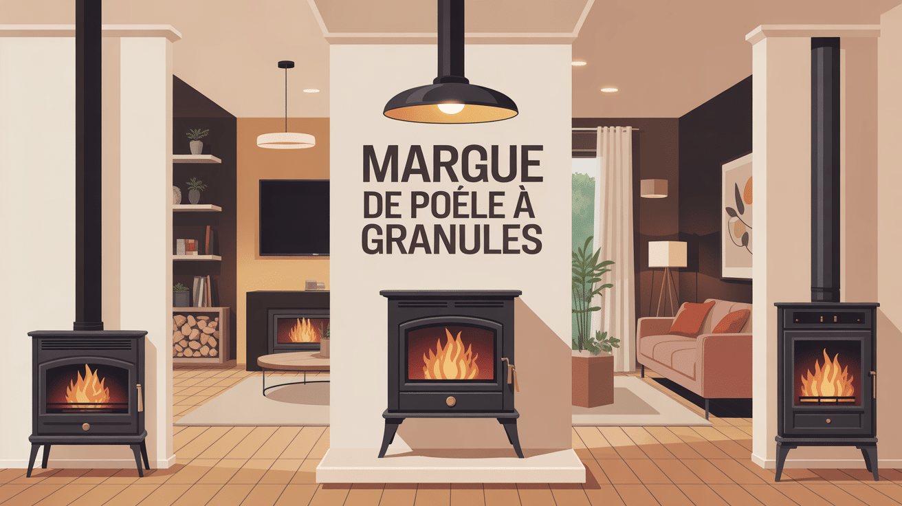 poele a granule quelle marque choisir illustration vecteur moderne