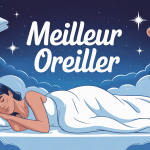 quel est le meilleur oreiller illustration personne dormant nuage