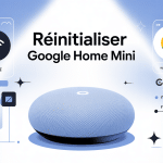 illustration guide reinitialiser google home mini