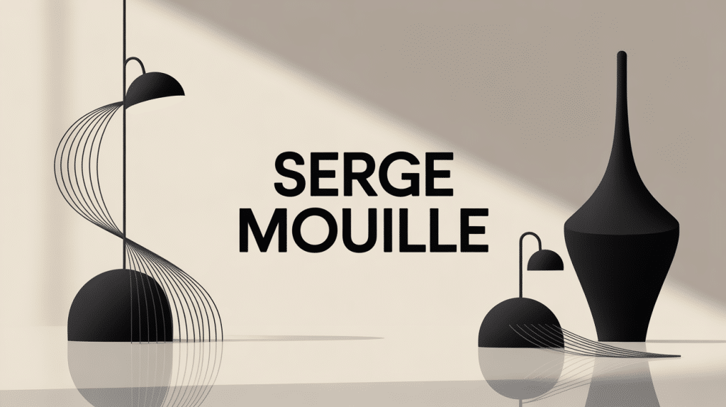 Hommage artistique luminaires Serge Mouille minimalistes