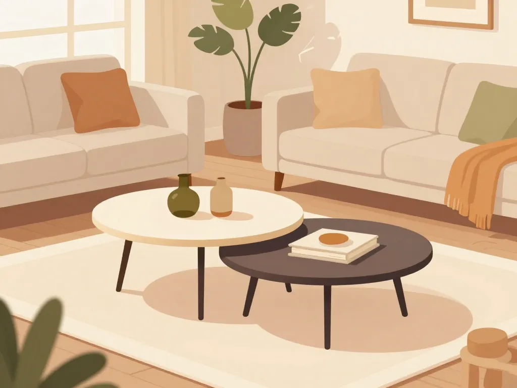 espace salon harmonieux table basse design made in design