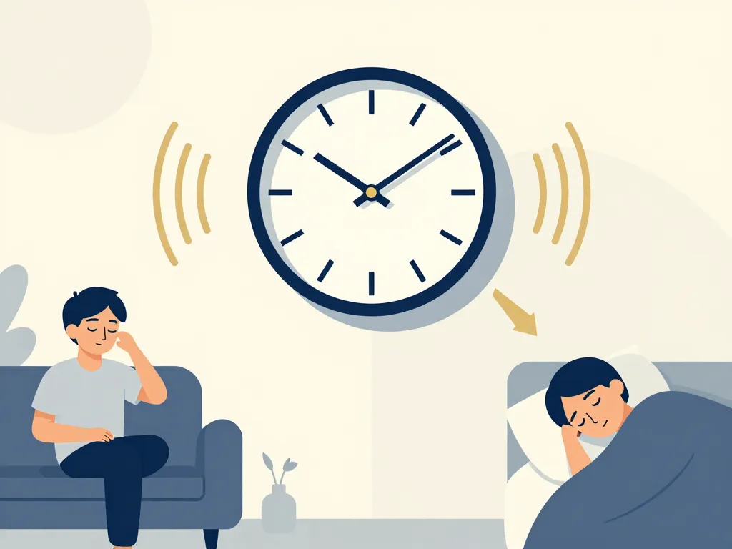 schéma tic tac horloge effet quotidien