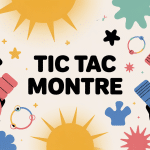 visuel univers tic tac montre enfant adulte coloré