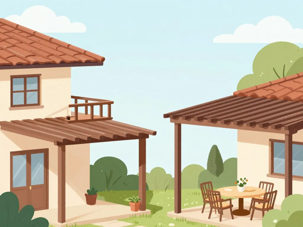 illustration types toiture pergola bioclimatique implantations