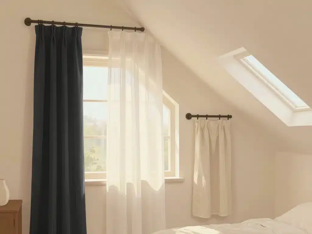 exemples rideau sous pente pour confort combles