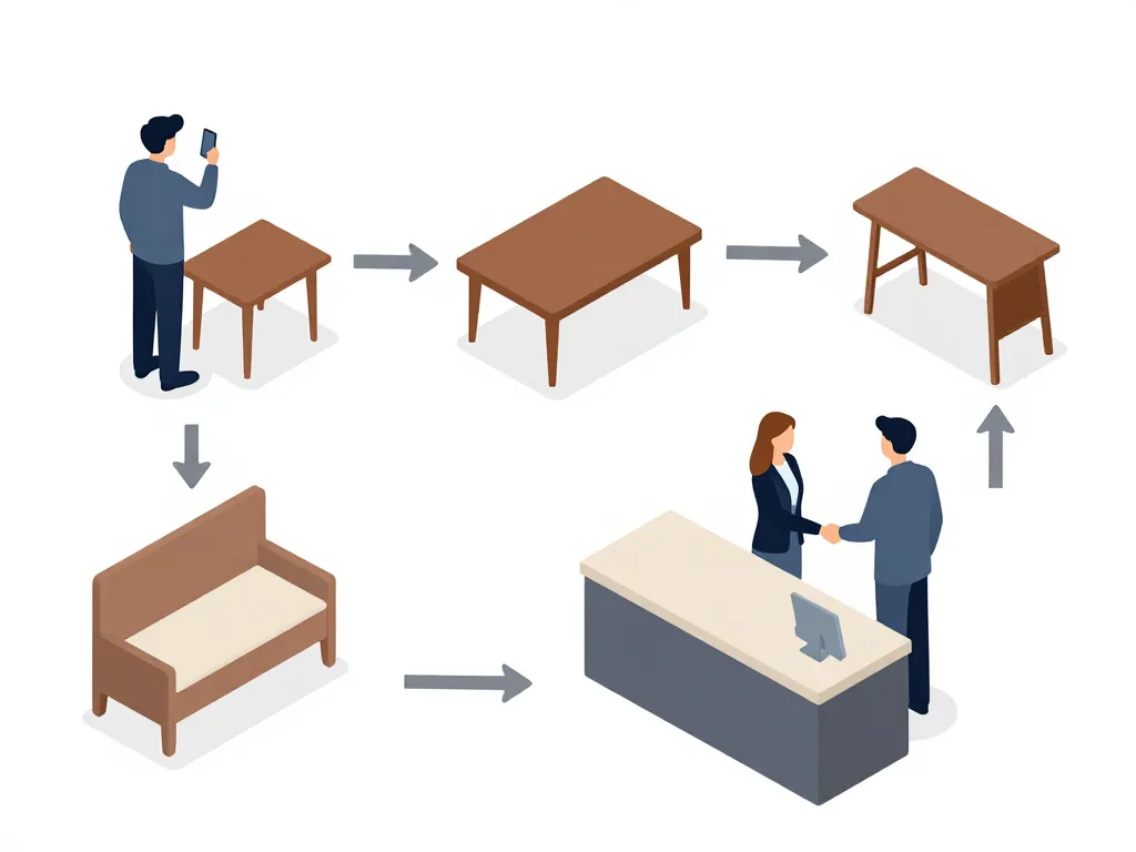 processus vente mobilier depot vente seguin meubles